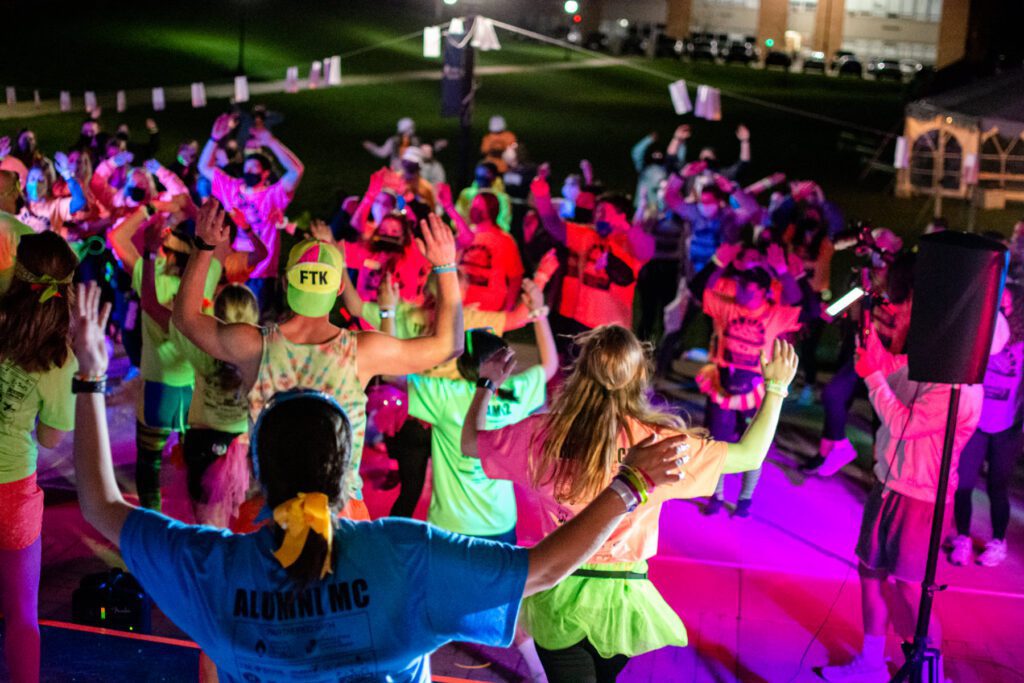 Morale dances during Power Hour!